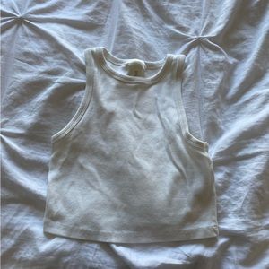White crop top